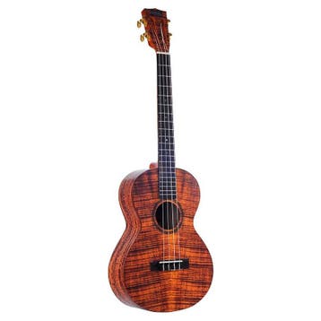 Mahalo MA4KA Artist Elite Series Bariton Ukulele Flame Koa, Ophalen of Verzenden, Nieuw