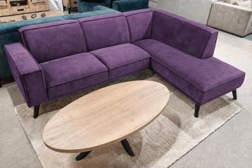 Hoekbank Den Haag - loungebanken - Paars, Nieuw, 150 cm of meer, Stof, 250 tot 300 cm