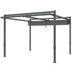 TRUUSK Pergola Paviljoen Ca. 3,5x3m - Aluminium - Stabiel -, Tuin en Terras, Verzenden