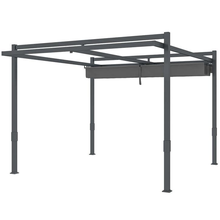 TRUUSK Pergola Paviljoen Ca. 3,5x3m - Aluminium - Stabiel -, Tuin en Terras, Planten | Bomen, Verzenden