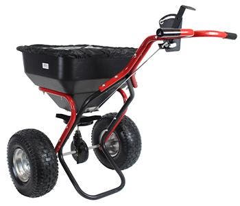 Professionele duwstrooier 60 kg, met afdekhoes,, Tuin en Terras, Hand-tuingereedschap, Nieuw, Ophalen of Verzenden