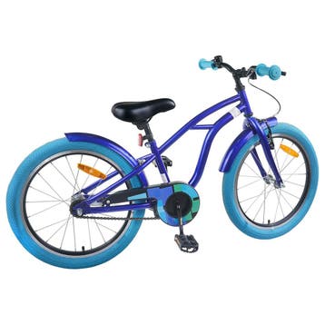 vidaXL Kinderfiets 18 Inch voor 5-7 jaar Donkerblauw, Verzenden, Nieuw