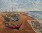 Scuola italiana (XX), da Vincent van Gogh - Barche sulla