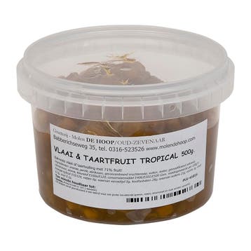 Molen de Hoop Vlaai en Taartfruit Tropical 500 gr., Verzenden, Nieuw