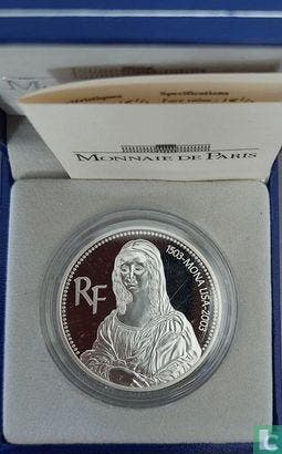 Frankrijk 1½ euro 2003 (PROOF) 500th Anniversary of Mona.., Postzegels en Munten, Verzenden, Goud, Overige waardes, Frankrijk