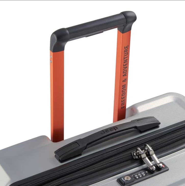 2dekans | Jeep Uitbreidbare Trolley XL 122L - Silver - 81 x, Sieraden, Tassen en Uiterlijk, Koffers, Zo goed als nieuw, Ophalen of Verzenden