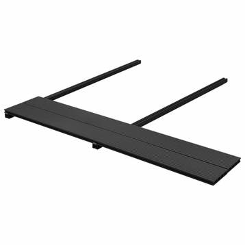 vidaXL Terrasplank 30 st Zwart WPC, Verzenden, Nieuw