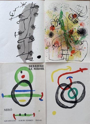 Joan Miro (1893-1983) - Derriere le Miroir (5)
