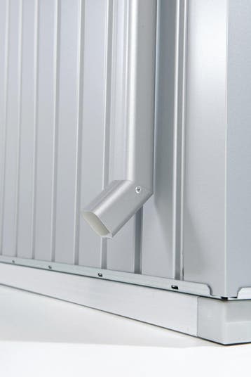 Biohort Regenpijpset Berging Panorama Kwarts Grijs Metallic, Nieuw