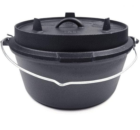 Dutch Oven 8L Valhal Outdoor, Tuin en Terras, Houtskoolbarbecues, Nieuw, Verzenden