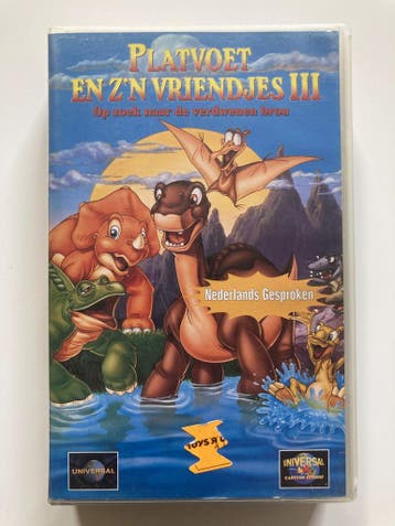 PLATVOET EN ZIJN VRIENDJES 3 (VHS), Verzenden, Gebruikt