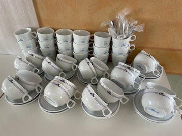 KLM Grote set origineel KLM Servies – Koppen, Schotels &