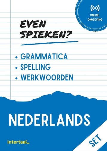 Even Spieken   Nederlands grammatica spelling  9789463923750, Zo goed als nieuw