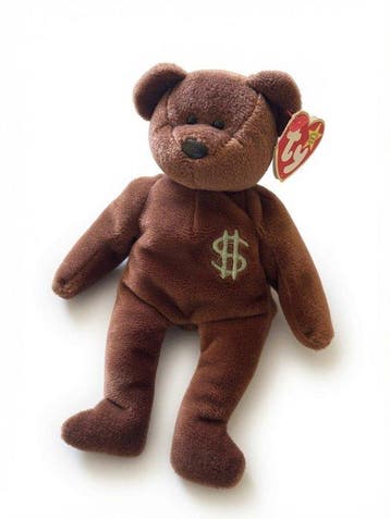 TY Beanie Bear - Teddybeer - Billionaire Bear - TY Employee