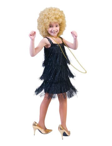 Flapper Jurk Meisje Zwart, Ophalen of Verzenden, Nieuw