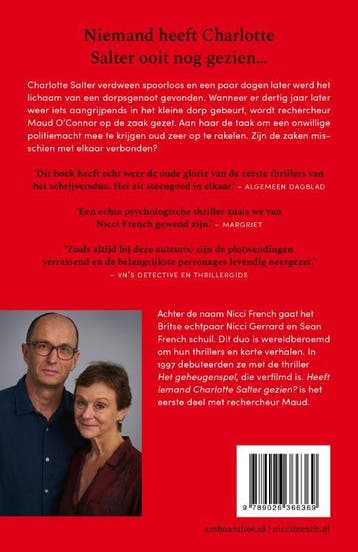 Heeft iemand Charlotte Salter gezien? / Rechercheur Maud, Verzenden, Zo goed als nieuw, Nicci French