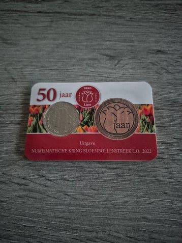 Nederland. 1 Gulden 1972 in coincard Numismatische kring