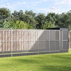 vidaXL Volière met verlengstuk 1037x203x216 cm staal, Verzenden, Nieuw