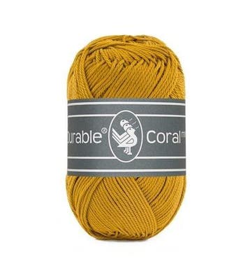 Durable Coral Mini 2211 Curry - Haakgaren / Breigaren, Hobby en Vrije tijd, Ophalen of Verzenden, Nieuw, Breien of Haken, Wol of Garen