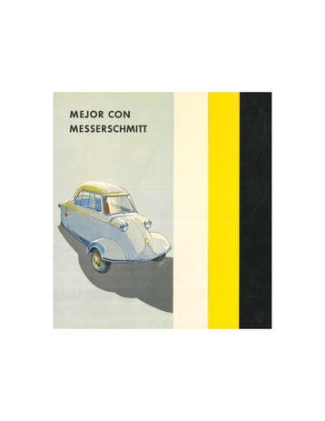 1955 MESSERSCHMITT KR 200 BROCHURE SPAANS, Nieuw, Author
