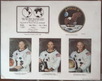 NASA -Zeven Apollo 11 vintagefotos - 1960-1970