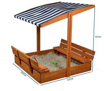 Houten Zandbak XL | Premium | OP=OP, Ophalen of Verzenden, Nieuw, Overige typen