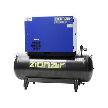 Compressor gedempt 5,5kW 400V 11 bar 270L tank, Verzenden