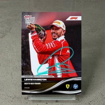 Ferrari - Topps Now - (034) Lewis Hamilton Back to back, Nieuw