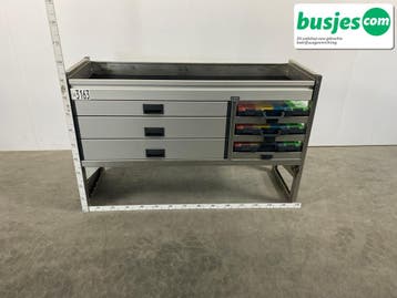 Aluca bedrijfswageninrichting 1500x529x950mm (3163), Auto diversen, Ophalen of Verzenden