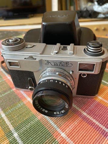 Arsenal Kiev-4 + Helios-103 1,8/53mm | Meetzoeker camera, Audio, Tv en Foto, Fotocamera's Analoog, Nieuw