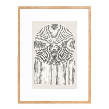 Vintlux Fotolijst Vesterby Ultra Thin - Eiken Ongelakt 40x4, Nieuw
