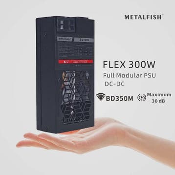 METAFISH Flex 300W Full Modular Flex-ATX Voeding voor Mini P, Computers en Software, Verzenden, Nieuw
