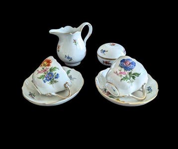 Meissen - Koffieservies - Porselein - 1st Choice kwaliteit