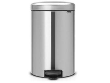 Veiling - Brabantia NewIcon Prullenbak - 20 liter - Matt Ste, Huis en Inrichting, Gebruikt