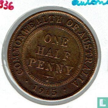 Australië ½ penny 1915 H, Postzegels en Munten, Munten | Oceanië, Verzenden, Losse munt