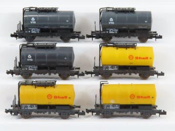 Roco N - o.a. 2307B/02320B - Modeltrein goederenwagon (6) -, Nieuw