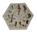 Kerst Siliconen Fondant Mal Chocolade Zeep Kaarsen Maken, Verzamelen, Verzenden, Nieuw