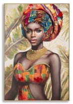 SCHILDERIJ MET LIJST DEVA -B- CM 82X4,5X122, Ophalen of Verzenden, Nieuw