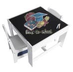 Kinder Tafel met 2 Stoelen Hout en Opbergruimte, Verzenden, Nieuw