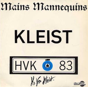 Kleist - Mains Mannequins, Cd's en Dvd's, Ophalen of Verzenden, Gebruikt
