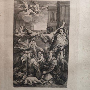F. Rosaspina , after Guido Reni - La strage deglinnocenti