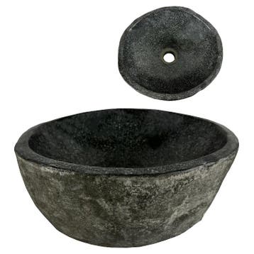 Wasbak | Wastafel | Natuursteen | Ovaal | 30-35x25-30cm, Verzenden, Nieuw