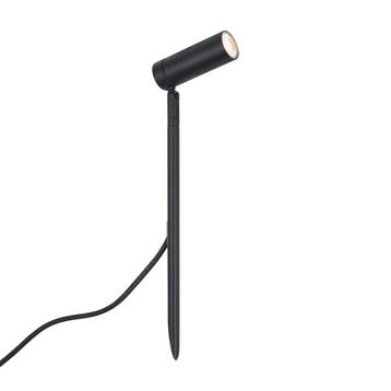 Prikspot zwart 40cm incl. LED verstelbaar IP65 incl. snoer, Tuin en Terras, Verzenden, Nieuw, Aluminium