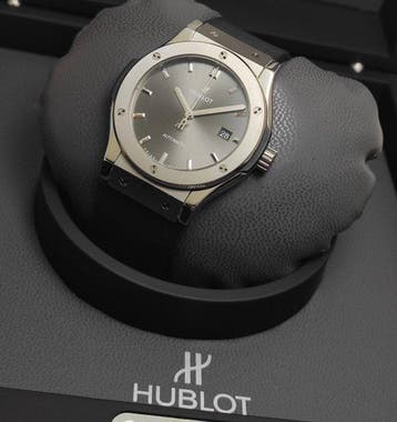 Hublot - Classic Fusion Titanium “Racing Grey” -, Sieraden, Tassen en Uiterlijk, Horloges | Heren, Nieuw