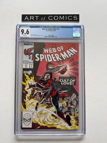 Web of Spider-Man #41 - CGC 9.6 - 1 Graded comic - Eerste, Nieuw