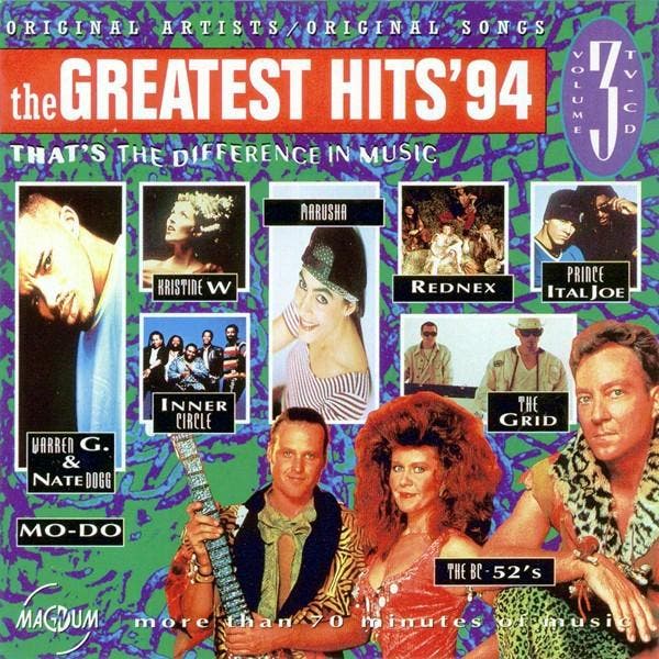 Various - The Greatest Hits 94 Volume 3, Cd's en Dvd's, Cd's | Pop, Gebruikt, Ophalen of Verzenden