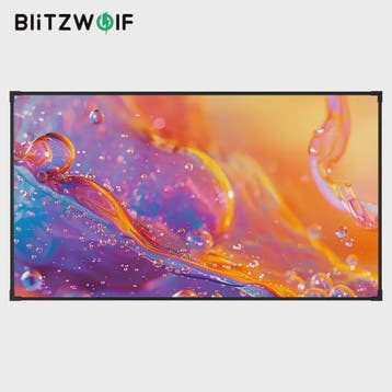 BlitzWolf VS10 100-Inch Vast Projectiescherm met Smalle Rand, Verzenden, Nieuw