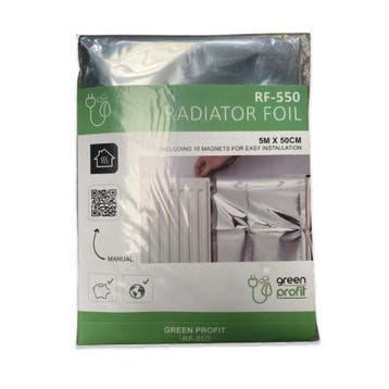 GreenProfit - Radiatorfolie 0,5 x 5m - 10 magneten, Verzenden, Nieuw