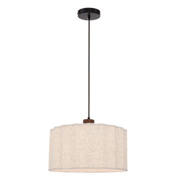 Japandi hanglamp beige, Loulou, Ophalen of Verzenden, Nieuw, Japandi