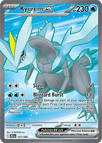 Kyurem ex #157, Hobby en Vrije tijd, Verzamelkaartspellen | Pokémon, Nieuw, Ophalen of Verzenden